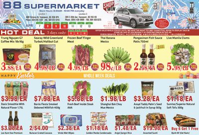 88 Supermarket Flyer April 7 to 13