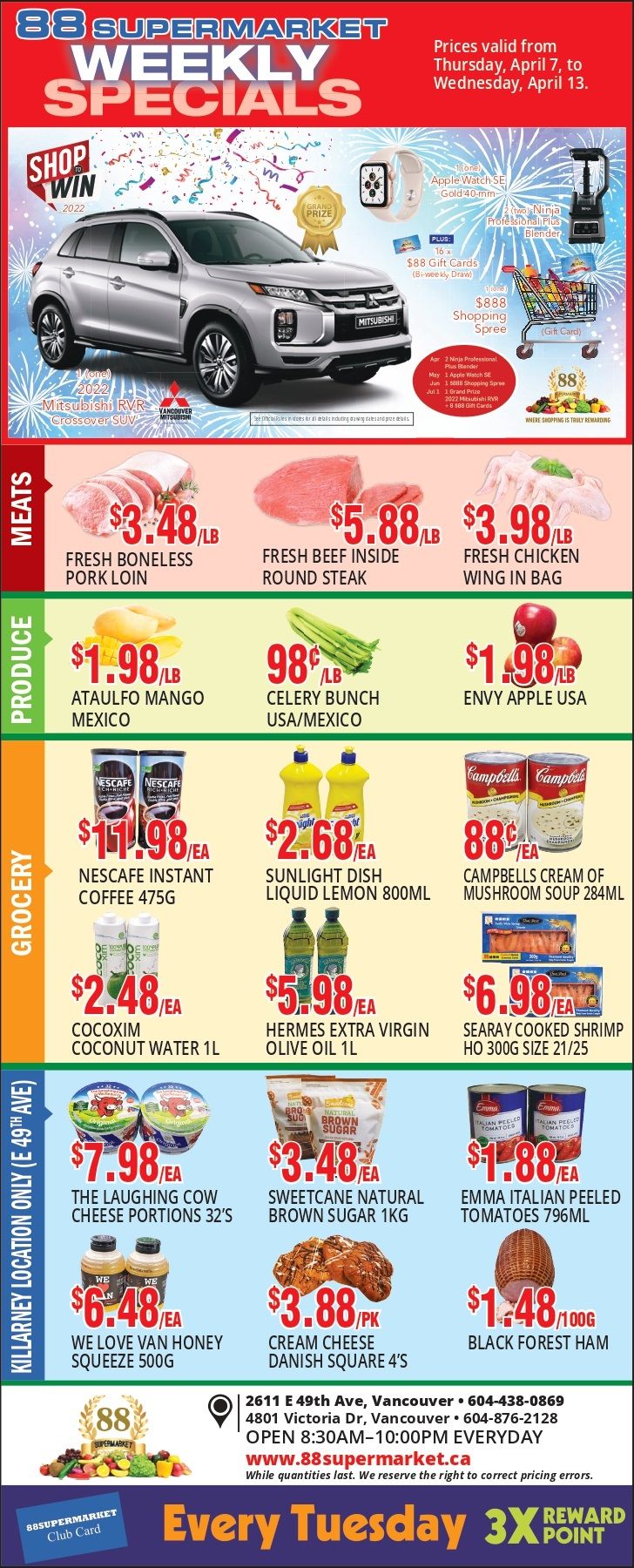 88 Supermarket Flyer April 7 to 13