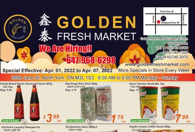 Golden Fresh Market Flyer April 8 to 14