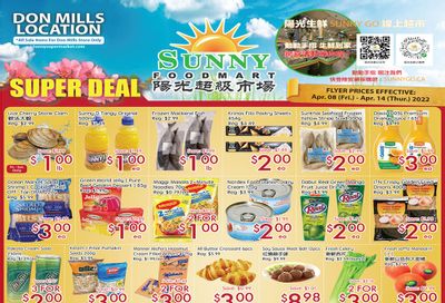 Sunny Foodmart (Don Mills) Flyer April 8 to 14