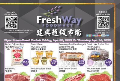 FreshWay Foodmart Flyer April 8 to 14