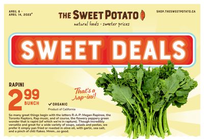 The Sweet Potato Flyer April 8 to 14