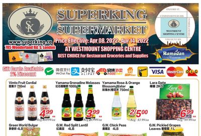 Superking Supermarket (London) Flyer April 8 to 14