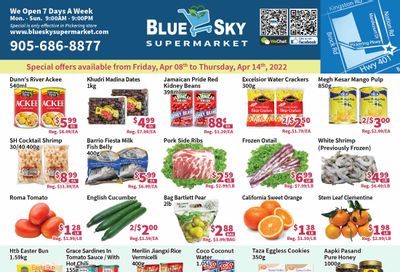 Blue Sky Supermarket (Pickering) Flyer April 8 to 14