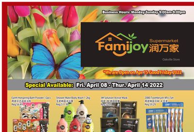 Famijoy Supermarket Flyer April 8 to 14