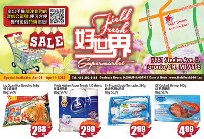 Field Fresh Supermarket Flyer April 8 to 14