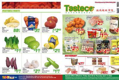 Tasteco Supermarket Flyer April 8 to 14