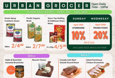 Urban Grocer Flyer April 8 to 14