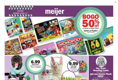 Meijer (IL, IN, KY, MI, OH, WI) Weekly Ad Flyer April 9 to April 16
