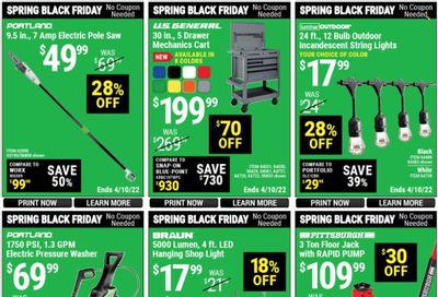 Harbor Freight Weekly Ad Flyer April 10 to April 17