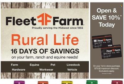 Fleet Farm (IA, MN, ND, WI) Weekly Ad Flyer April 10 to April 17