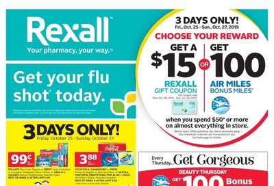 Rexall (West) Flyer October 25 to 31 