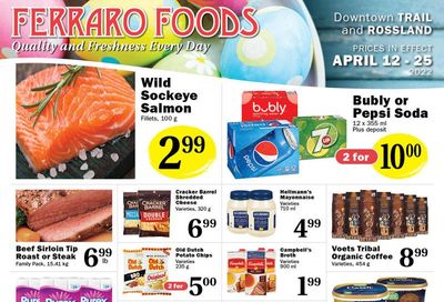 Ferraro Foods Flyer April 12 to 25