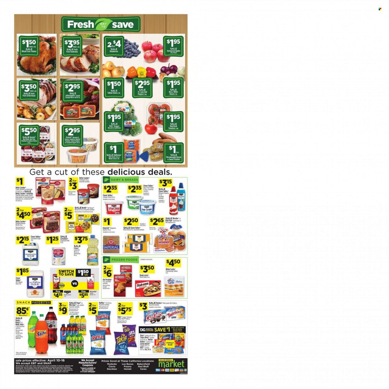 Dollar General (CA) Weekly Ad Flyer April 12 to April 19