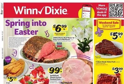 Winn Dixie (AL, FL, GA, LA) Weekly Ad Flyer April 12 to April 19