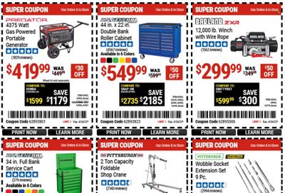 Harbor Freight Weekly Ad Flyer April 12 to April 19