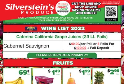 Silverstein's Produce Flyer April 12 to 16