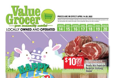 Value Grocer Flyer April 14 to 20