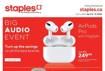 Staples Flyer April 13 to 19