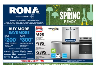 Rona (West) Flyer April 14 to 20