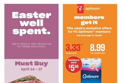 Valu-mart Flyer April 14 to 20