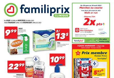 Familiprix Clinique Flyer April 14 to 20