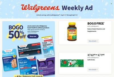 Walgreens Weekly Ad Flyer April 13 to April 20