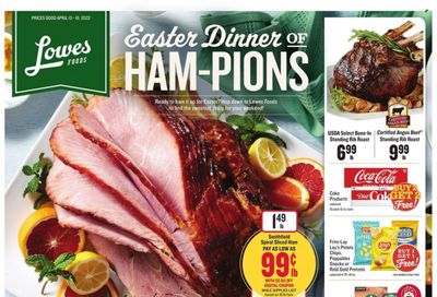 Lowes Foods (NC, SC) Weekly Ad Flyer April 13 to April 20