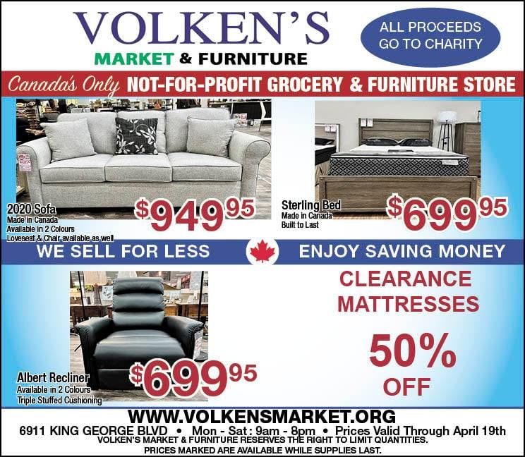 Volken's Market & Furniture Flyer April 13 to 19