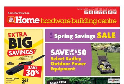 Home Hardware Building Centre (ON) Flyer April 14 to 20