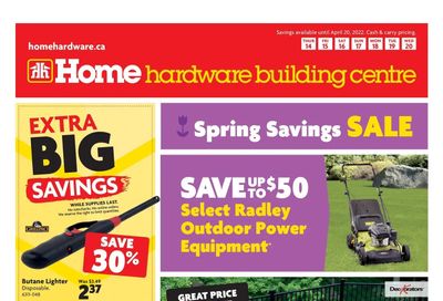 Home Hardware Building Centre (Atlantic) Flyer April 14 to 20