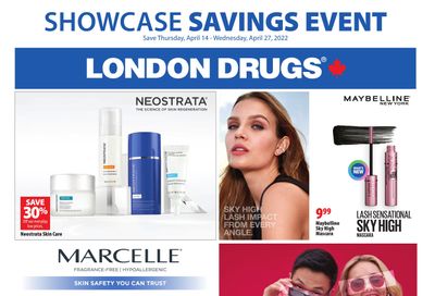 London Drugs Showcase Savings Event Flyer April 14 to 27