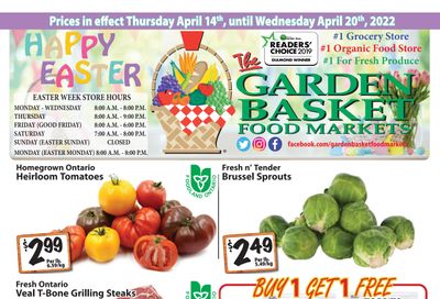 The Garden Basket Flyer April 14 to 20