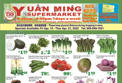 Yuan Ming Supermarket Flyer April 15 to 21