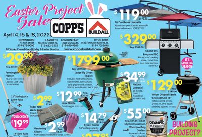 COPP's BuildAll Flyer April 14, 16 and 18