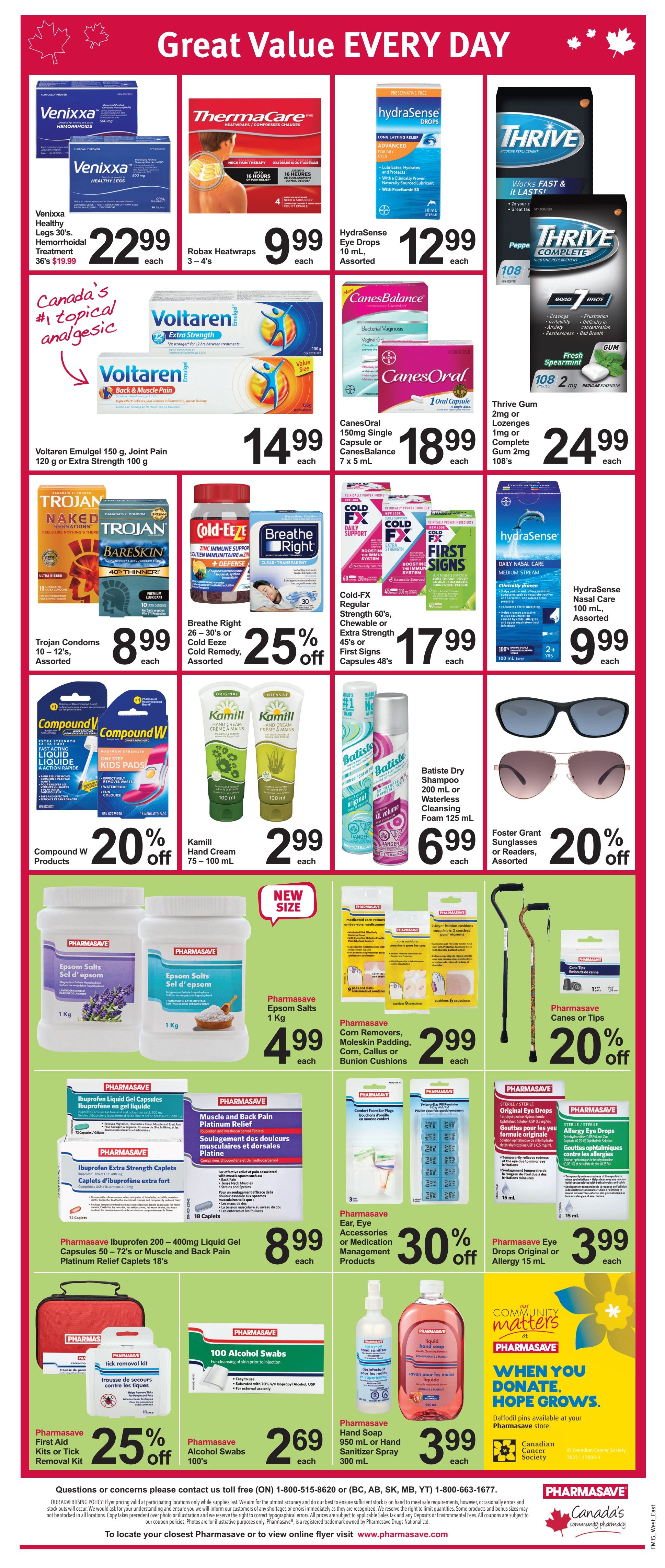 Pharmasave (ON) Flyer April 15 to 28