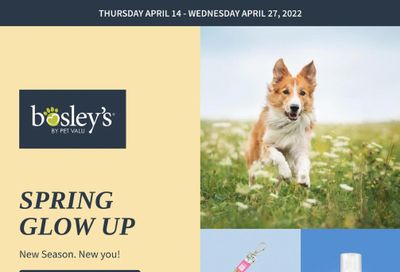 Bosley's by PetValu Flyer April 14 to 27