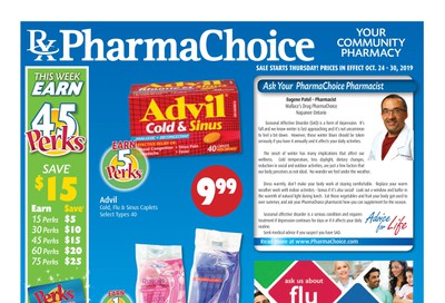 PharmaChoice (ON & Atlantic) Health Centre Flyer October 24 to 30