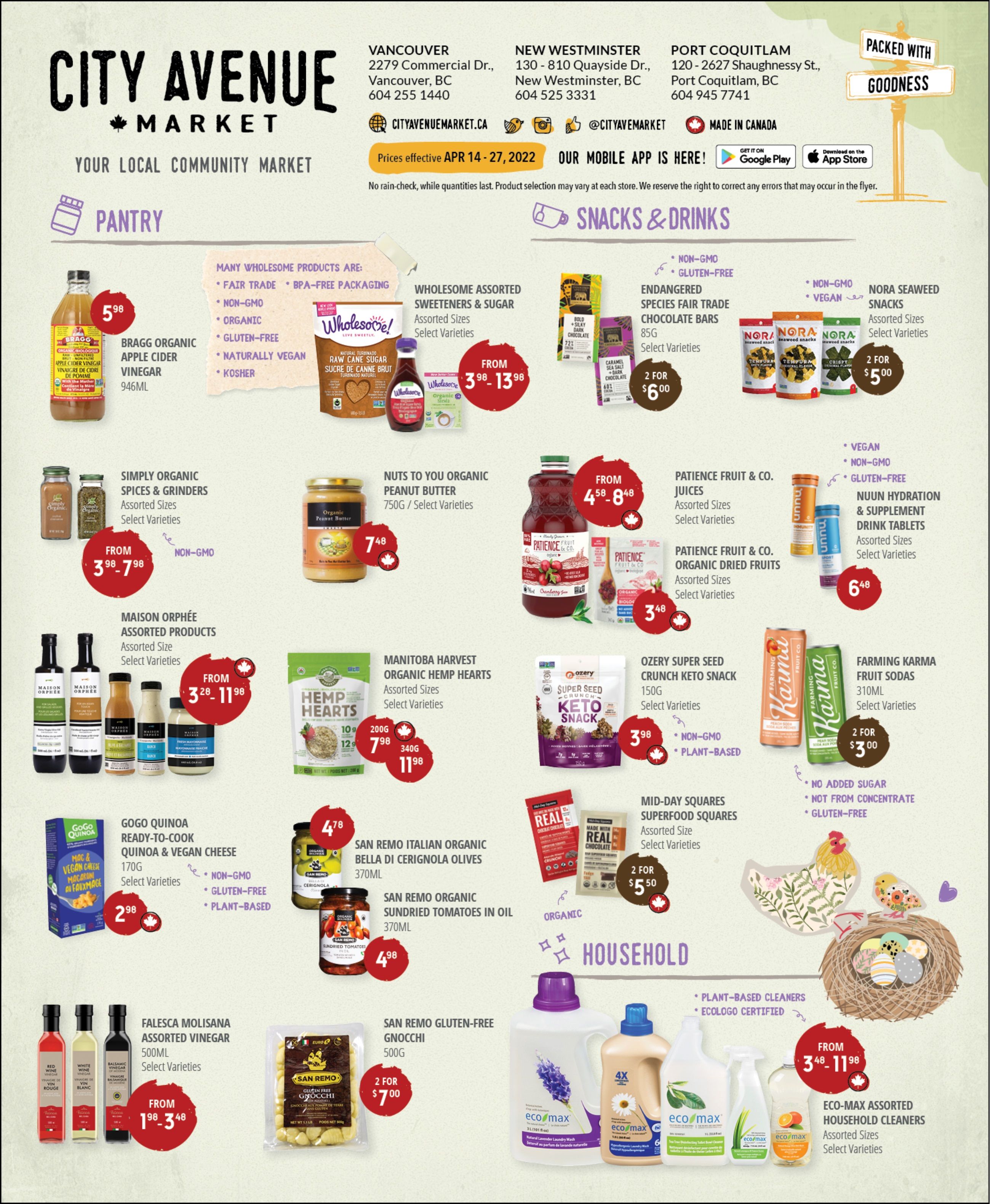 City Avenue Market Flyer April 14 to 27