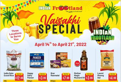Indian Frootland Flyer April 14 to 21