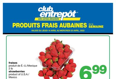 Wholesale Club (QC) Fresh Deals of the Week Flyer April 14 to 20