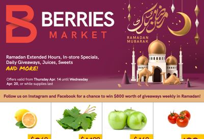 Berries Market Flyer April 14 to 20
