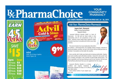 PharmaChoice (BC, AB, SK & MB) Health Centre Flyer October 24 to 30
