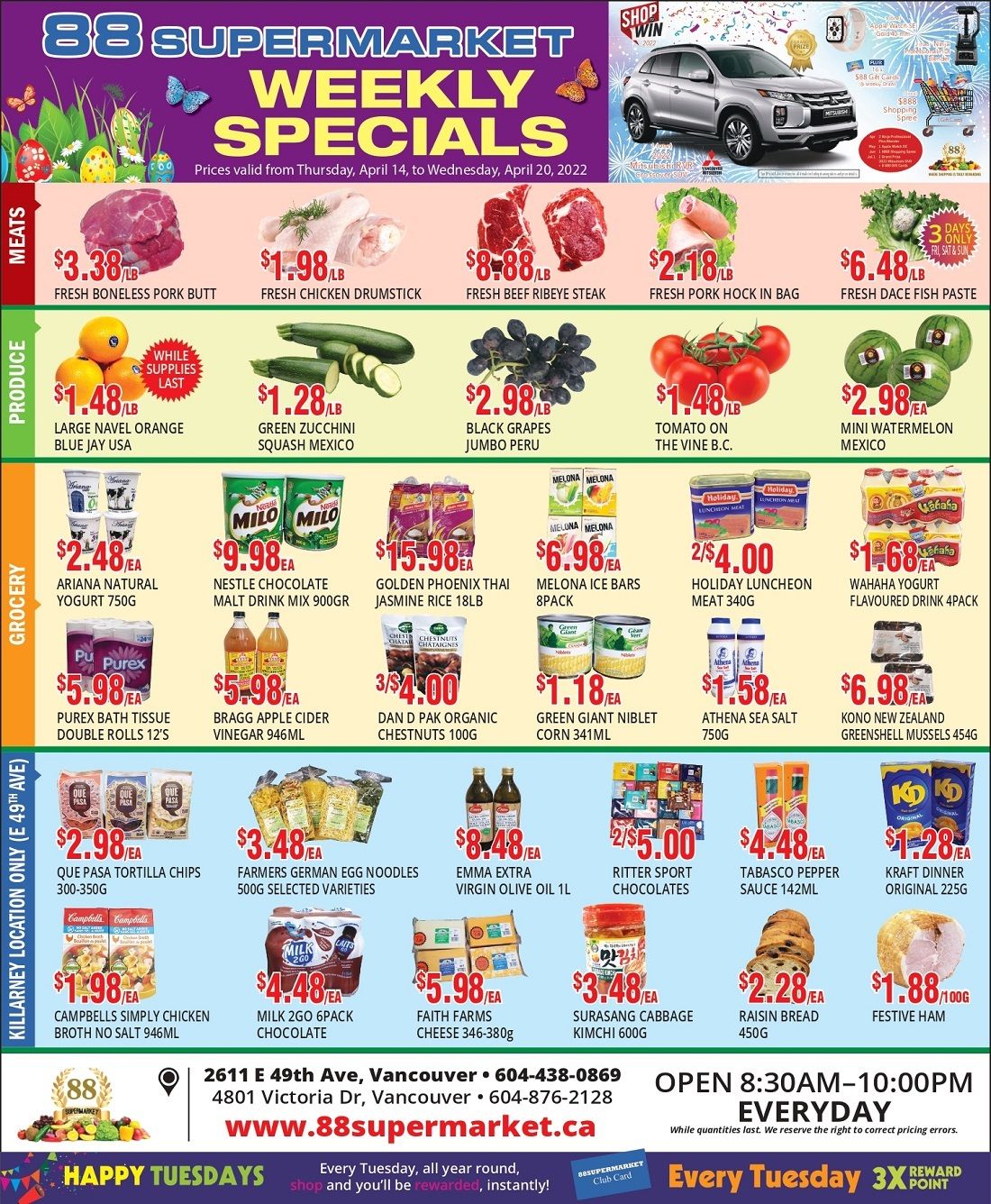 88 Supermarket Flyer April 14 to 20
