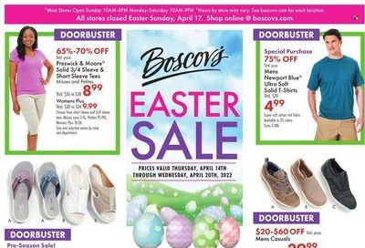 Boscov's (CT, DE, MD, NJ, NY, PA) Weekly Ad Flyer April 14 to April 21