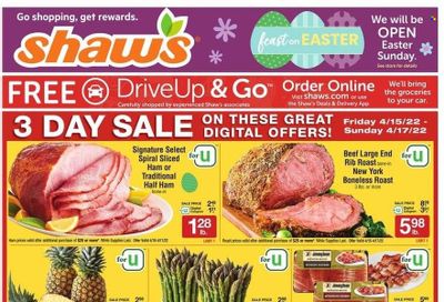 Shaw’s (MA, ME, NH, RI, VT) Weekly Ad Flyer April 14 to April 21