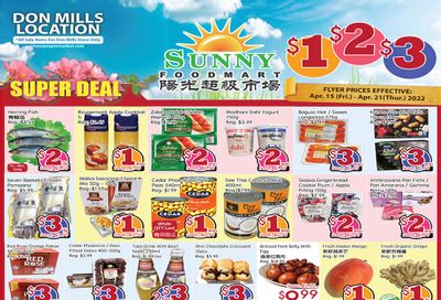 Sunny Foodmart (Don Mills) Flyer April 15 to 21