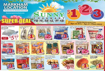 Sunny Foodmart (Markham) Flyer April 15 to 21