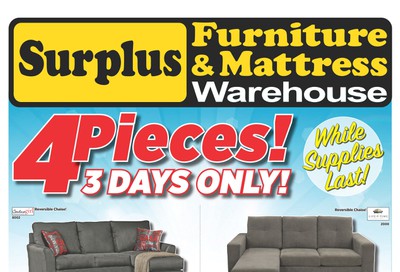 Surplus Furniture & Mattress Warehouse (St. John's) Flyer March 31 to April 6