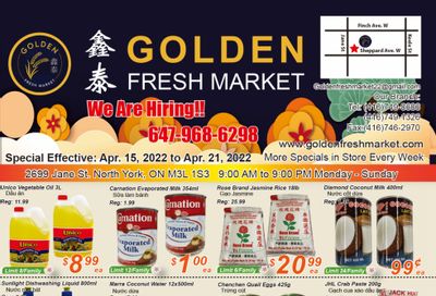 Golden Fresh Market Flyer April 15 to 21